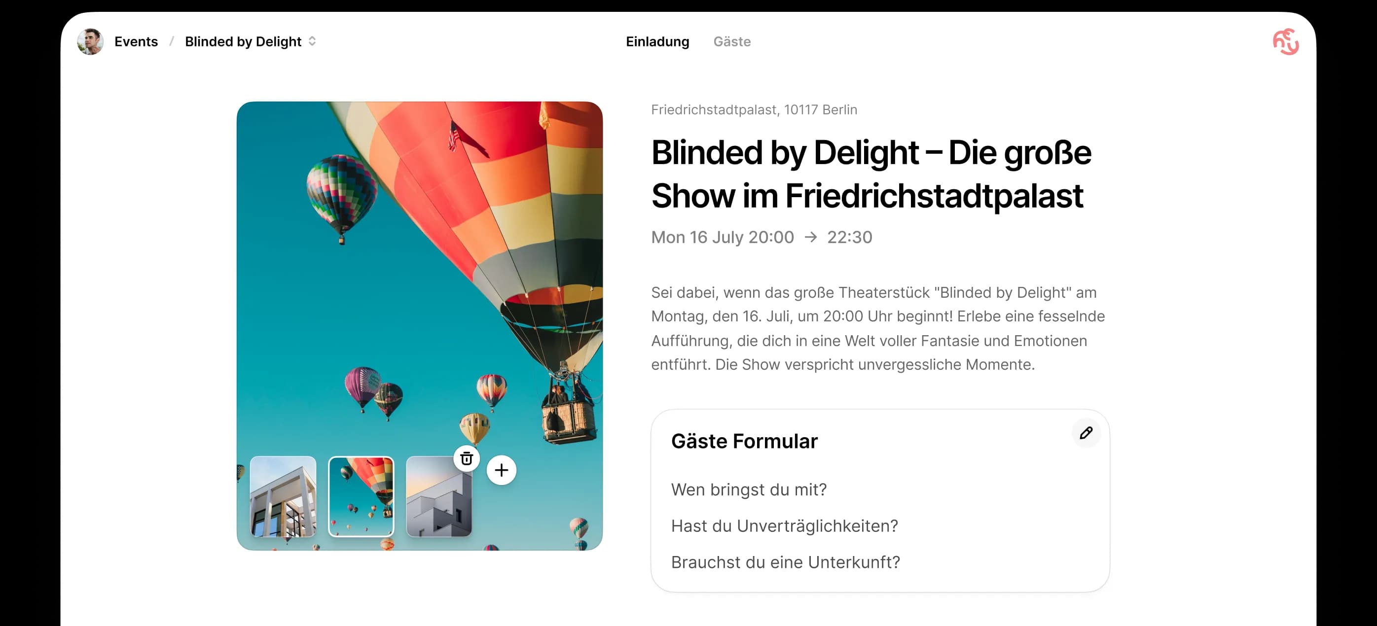 Event Editor
