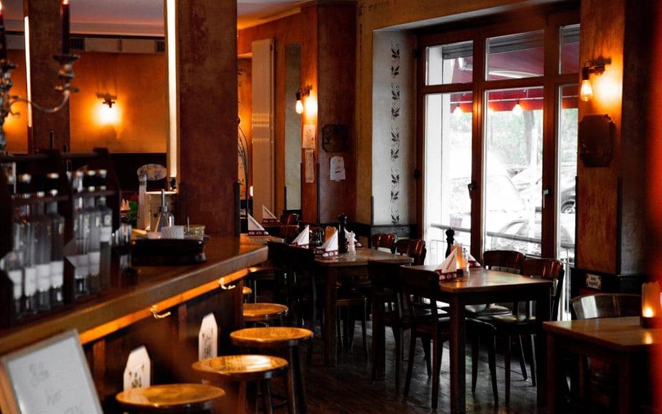 Gugelhof, Separater Bereich, Elsässisches Restaurant in Berlin-Pankow