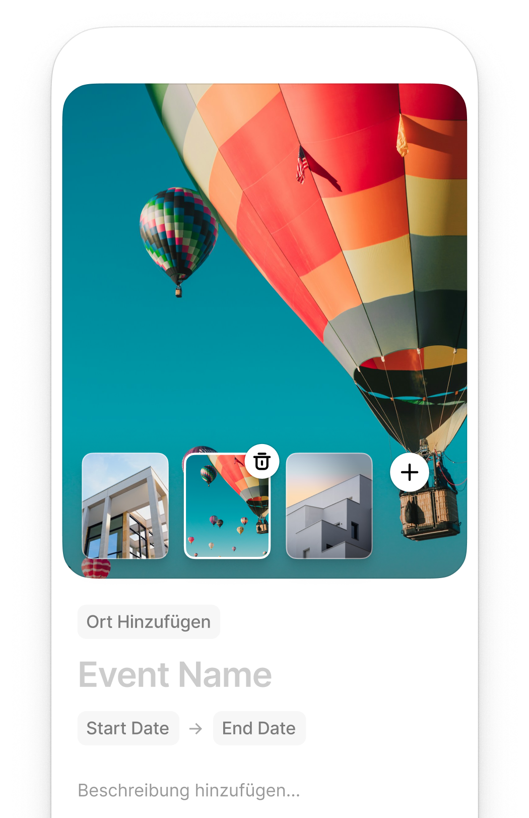 HeyInvite App Preview 2