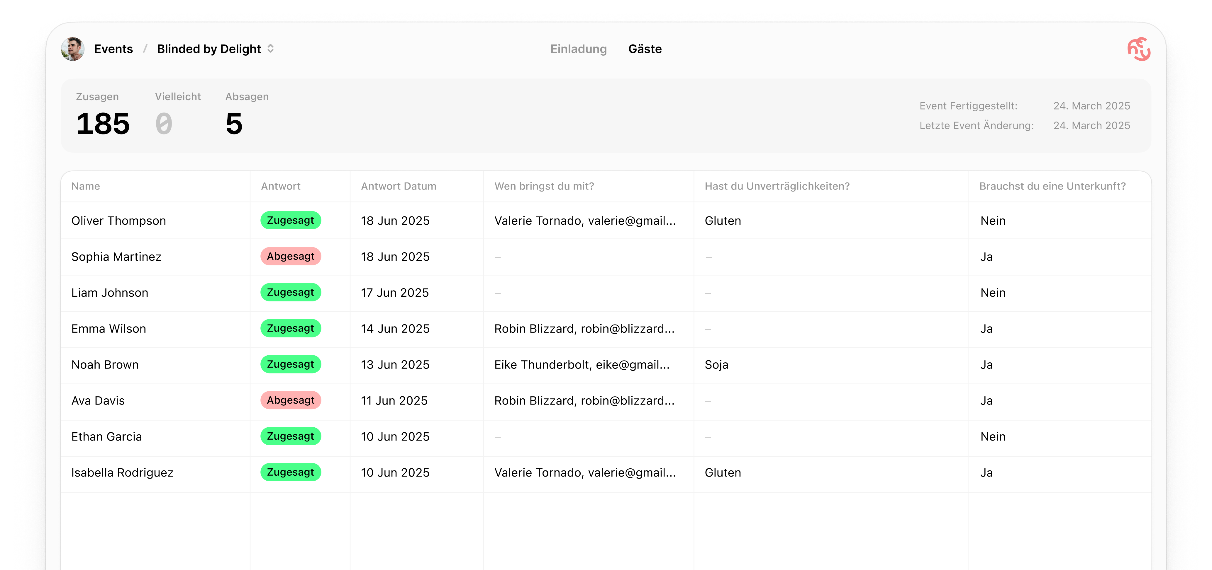 HeyInvite App Preview 4
