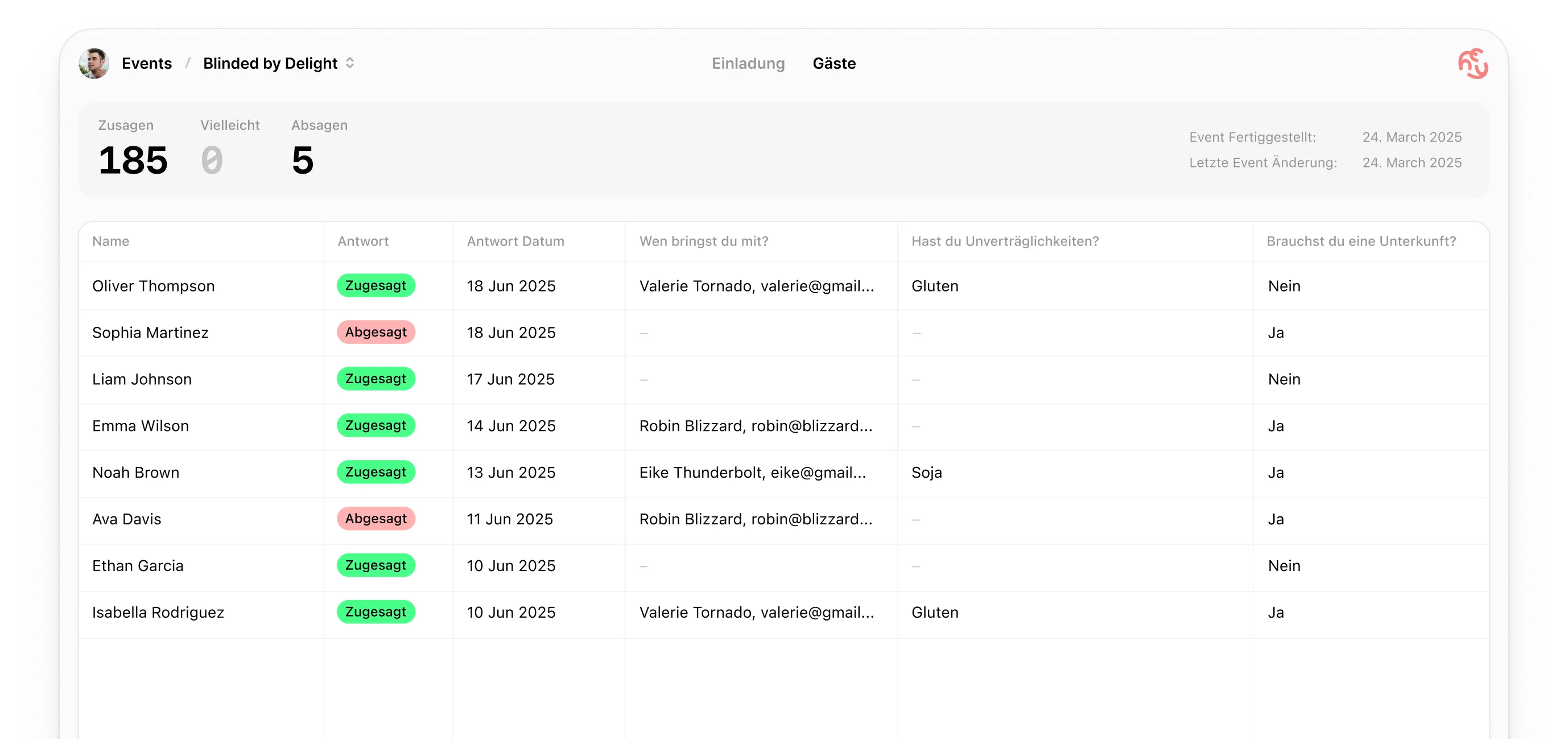 HeyInvite App Preview 4