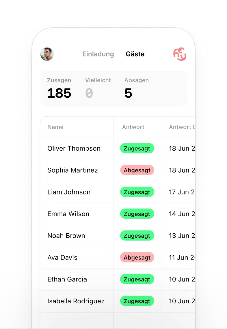 HeyInvite App Preview 4